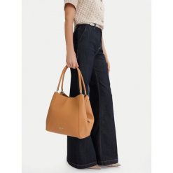 Torebka Nine West. Brązowe torebki do ręki damskie Nine West, bez wzorów, klasyczne, bez dodatków. Za 199.99 zł.