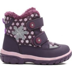 Fioletowe Traperki Wintering. Botki dziewczęce marki Born2be. Za 69.99 zł.