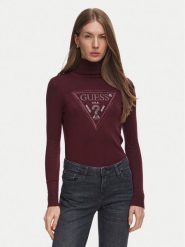 Guess Golf W6BR54 Z1455 Bordowy Regular Fit. Czerwone swetry damskie Guess, l, z aplikacjami, z wiskozy, bez kołnierzyka, bez ramiączek, bez kaptura. Za 344.99 zł.