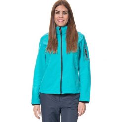 Kurtka softshellowa w kolorze turkusowym. Niebieskie kurtki damskie marki CMP Women, z polaru. W wyprzedaży za 227.95 zł.