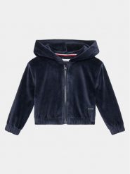 Tommy Hilfiger Bluza KG0KG07376 M Granatowy Regular Fit. Niebieskie bluzy dla dziewczynek Tommy Hilfiger, bez wzorów, z bawełny, bez ramiączek, bez kaptura. Za 349.99 zł.