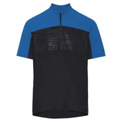 Maillot VAUDE Qimsa Pro. Niebieskie koszulki sportowe męskie Vaude, bez wzorów, bez kołnierzyka, bez ramiączek, rowerowe. Za 360.00 zł.