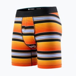 Bokserki męskie Stance Rockford Brief. Brązowe bokserki męskie Stance, m, bez wzorów. Za 89.99 zł.
