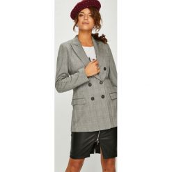 Tommy Hilfiger - Żakiet. Szare żakiety damskie Tommy Hilfiger, m, bez wzorów, z elastanu, eleganckie. W wyprzedaży za 649.90 zł.