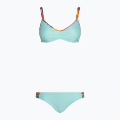 Strój kąpielowy dwuczęściowy damski Banana Moon Tyezumma Watercolor. Niebieskie bikini damskie Banana Moon, uniwersalny, bez wzorów. Za 159.99 zł.