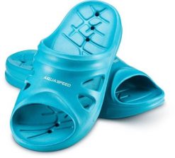Klapki basenowe dla dorosłych Aqua Speed Florida. Niebieskie klapki męskie Aqua-Speed. Za 50.99 zł.