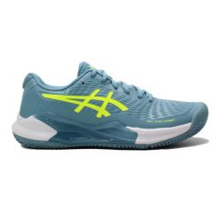 Damskie buty do tenisa Asics Gel-Challenger 14 Clay. Białe obuwie sportowe damskie Asics, bez wzorów, z materiału, tenisowe. Za 760.25 zł.