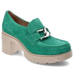 Zielone Półbuty Lemar Damskie Eleganckie Buty. Zielone półbuty damskie Lemar, na wiosnę, bez wzorów, eleganckie, bez obcasa, na obcasie, bez zapięcia. Za 339.00 zł.