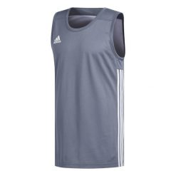 Koszulka adidas 3G Speed szaro-biała unisex. Białe buty sportowe męskie Adidas, z poliesteru, bez zapięcia, na fitness i siłownię. Za 126.75 zł.