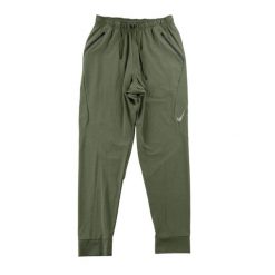 Second life - Spodnie dresowe męskie Tech Woven Pant Kaki - Stan dobry. Zielone spodnie sportowe męskie Nike, m, bez wzorów, z dresówki, do biegania. Za 124.96 zł.