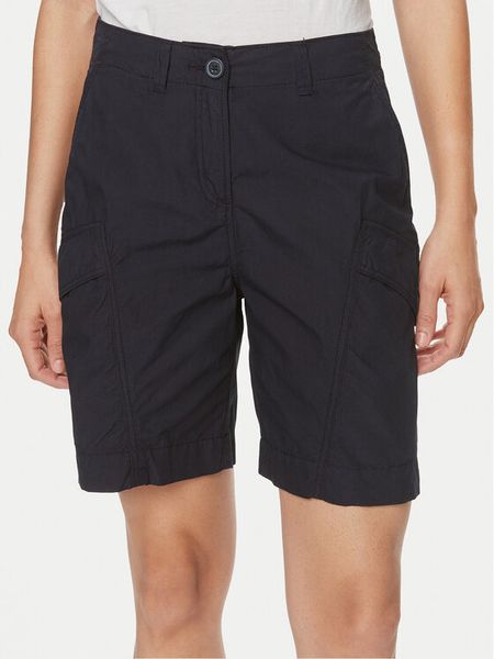 Napapijri Szorty materiałowe Narin NP0A4H8H Granatowy Loose Fit. Niebieskie szorty damskie Napapijri, bez wzorów, z bawełny. Za 399.99 zł.