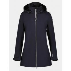 Kurtka softshell damska Luhta Erkkola. Niebieskie kurtki damskie Luhta, l, bez wzorów, z softshellu, bez kaptura, trekkingowe. Za 599.00 zł.