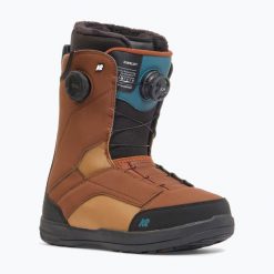 Buty snowboardowe damskie K2 Kinsley. Brązowe obuwie sportowe damskie K2, bez wzorów, snowboardowy. W wyprzedaży za 1,193.35 zł.