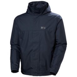 Kurtka wodoodporna Helly Hansen Vancouver. Niebieskie kurtki męskie Helly Hansen, na lato, bez wzorów, bez kaptura. W wyprzedaży za 593.70 zł.