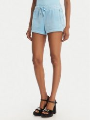 Juicy Couture Szorty sportowe Tamia JCWHS126305 Błękitny Regular Fit. Niebieskie szorty sportowe damskie Juicy Couture, xs, bez wzorów, z syntetyku, sportowe. Za 239.99 zł.