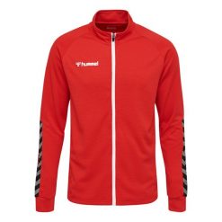 Kurtka Sportowa Hummel HML AUTHENTIC POLY ZIP JACKET czerwona. Czerwone kurtki męskie Hummel, l, bez wzorów, sportowe, bez kaptura. Za 167.00 zł.