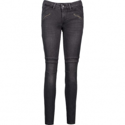 Dżinsy "Jasmin" - Slim fit - w kolorze antracytowym. Szare jeansy damskie Mustang. W wyprzedaży za 217.95 zł.
