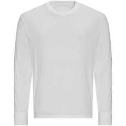 Damska Koszulka Z Długim Rękawem 100 Oversized Z Długim Rękawem. Białe koszulki sportowe damskie AWDIS, l, bez wzorów, sportowe, bez kołnierzyka. Za 95.99 zł.