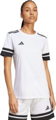 Adidas Koszulka damska adidas Squadra 25 Jersey biała JI9991 M. Białe t-shirty damskie Adidas, m, bez wzorów, z jersey, bez kołnierzyka. Za 83.69 zł.