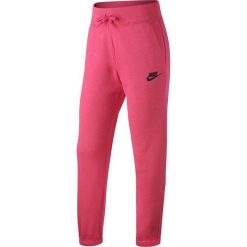 Spodnie dla dziewczynki Nike G FLC REG 806326 615 L. Spodnie sportowe dla dziewczynek Nike, bez wzorów. Za 186.83 zł.