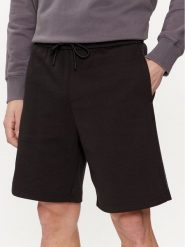 Calvin Klein Jeans Szorty sportowe Logo Repeat J30J325129 Czarny Regular Fit. Czarne krótkie spodenki sportowe męskie Calvin Klein Jeans, m, bez wzorów, z bawełny. Za 269.99 zł.