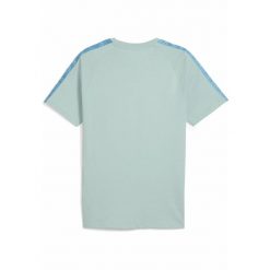 Męska koszulka Olympique Marsylia KING PUMA Modern Mint Luminous Blue Green. Niebieskie koszulki sportowe męskie Puma, m, bez wzorów, bez kołnierzyka, bez ramiączek, do piłki nożnej. Za 179.00 zł.