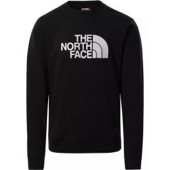Bluza męska The North Face Drew Peak Crew. Czarne bluzy sportowe męskie The North Face, m, bez wzorów, bez kaptura. W wyprzedaży za 298.65 zł.