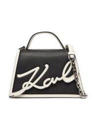 KARL LAGERFELD Torebka A1W30224 Czarny. Czarne torebki do ręki damskie KARL LAGERFELD, bez wzorów, ze skóry, bez dodatków. Za 839.99 zł.