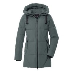 Parka damska z kapturem Killtec GW 30. Szare parki damskie KILLTEC, m, bez wzorów, z dzianiny, z kapturem. Za 572.00 zł.
