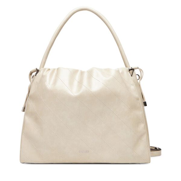 Torebka Guess. Brązowe torebki do ręki damskie Guess, z aplikacjami, klasyczne, bez dodatków. Za 359.99 zł.