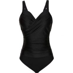 Kostium kąpielowy wyszczuplający bonprix czarny. Czarne kostiumy jednoczęściowe damskie bonprix. Za 59.99 zł.
