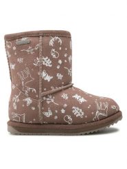 EMU Australia Śniegowce Woodland Brumby K12607 Brązowy. Brązowe buty zimowe dziewczęce Emu Australia, ze skóry, bez zapięcia. Za 469.00 zł.