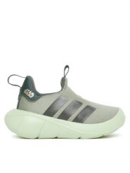 Adidas Sneakersy Star Wars the Mandalorian Monofit JI0502 Zielony. Zielone buty sportowe dziewczęce Adidas, bez wzorów, z materiału, bez zapięcia. Za 139.99 zł.