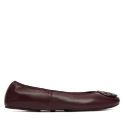 Baleriny Tory Burch. Czerwone baleriny damskie Tory Burch, bez wzorów, bez obcasa. Za 1,354.00 zł.