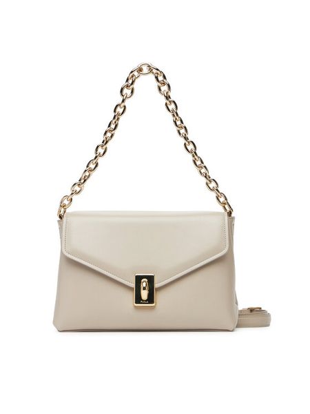 Furla Torebka Meridiana WB01448 BX3227 VAN00 Beżowy. Brązowe listonoszki damskie Furla, bez wzorów, ze skóry, bez dodatków. Za 1,429.00 zł.