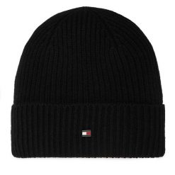 Czapka Tommy Hilfiger. Czarne czapki i kapelusze męskie Tommy Hilfiger, na zimę, bez wzorów. Za 369.99 zł.