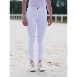 Damskie spodnie do jazdy konnej Le Sabotier Athenais. Białe spodnie materiałowe damskie LE SABOTIER, bez wzorów. Za 719.00 zł.