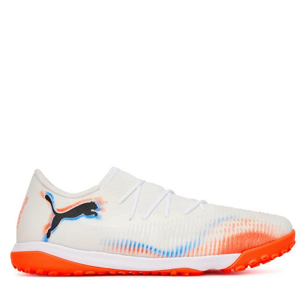 Buty do piłki nożnej Puma. Białe buty sportowe męskie Puma, bez zapięcia, do piłki nożnej. Za 269.99 zł.