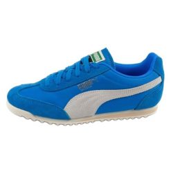 Buty Puma Arizona Nylon 398682 01 niebieskie. Niebieskie obuwie sportowe damskie bez wzorów, z nylonu. Za 347.21 zł.