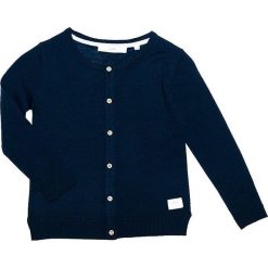 Kardigan wełniany "Smila" w kolorze granatowym. Swetry dla dziewczynek marki bonprix. W wyprzedaży za 112.95 zł.