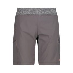 Bermudy damskie turystyczne CMP 31T7706. Szare szorty sportowe damskie CMP, s, bez wzorów, sportowe, trekkingowe. Za 209.00 zł.