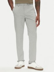 Lindbergh Chinosy 30-006052 Szary Slim Fit. Szare eleganckie spodnie męskie Lindbergh, m, bez wzorów, z syntetyku. Za 169.99 zł.