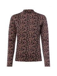 Marie Lund koszulka z długim rękawem Kobiety Bawełna brązowy, XS. Brązowe t-shirty damskie Marie Lund, xs, bez wzorów, z bawełny, bez kołnierzyka. Za 99.95 zł.