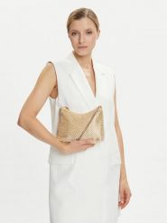 Guess Torebka HWCE93 50170 Złoty. Żółte torebki do ręki damskie Guess, z aplikacjami, z materiału, wizytowe, bez dodatków. Za 339.99 zł.