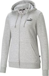 Puma Puma damska bluza z kapturem ESS FULL ZIP HOODIE 586813 04 XL. Bluzy damskie Puma, xl, bez wzorów, z kapturem. Za 259.99 zł.