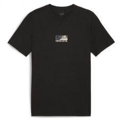 Koszulka sportowa męska Puma Sportswear Tee. Czarne koszulki sportowe męskie Puma, l, bez wzorów, z materiału, bez kołnierzyka, bez ramiączek, na fitness i siłownię. Za 169.99 zł.