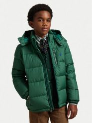 Polo Ralph Lauren Kurtka puchowa 323969861004 Zielony Regular Fit. Zielone kurtki i płaszcze dla chłopców Polo Ralph Lauren, bez wzorów, z puchu, bez kaptura. Za 1,199.00 zł.