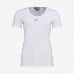 T-Shirt dla dziewczynek CLUB 22 Tech. Białe t-shirty i topy dla dziewczynek Head, bez wzorów, z dżerseju, bez ramiączek. W wyprzedaży za 101.50 zł.