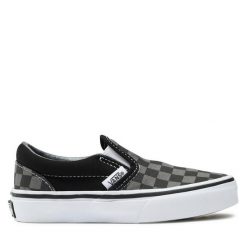 Tenisówki Vans. Czarne trampki i tenisówki chłopięce Vans, bez wzorów, bez zapięcia. Za 159.99 zł.