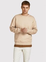 Jack & Jones Bluza Star 12208182 Beżowy Regular Fit. Brązowe bluzy męskie Jack & Jones, m, bez wzorów, z syntetyku, bez kaptura. Za 139.99 zł.